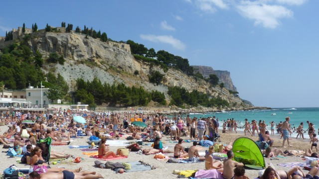 28 Juillet: la plage à Cassis, en toute intimité…